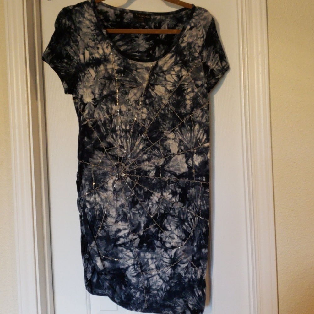 twenty one dip dye web chain top